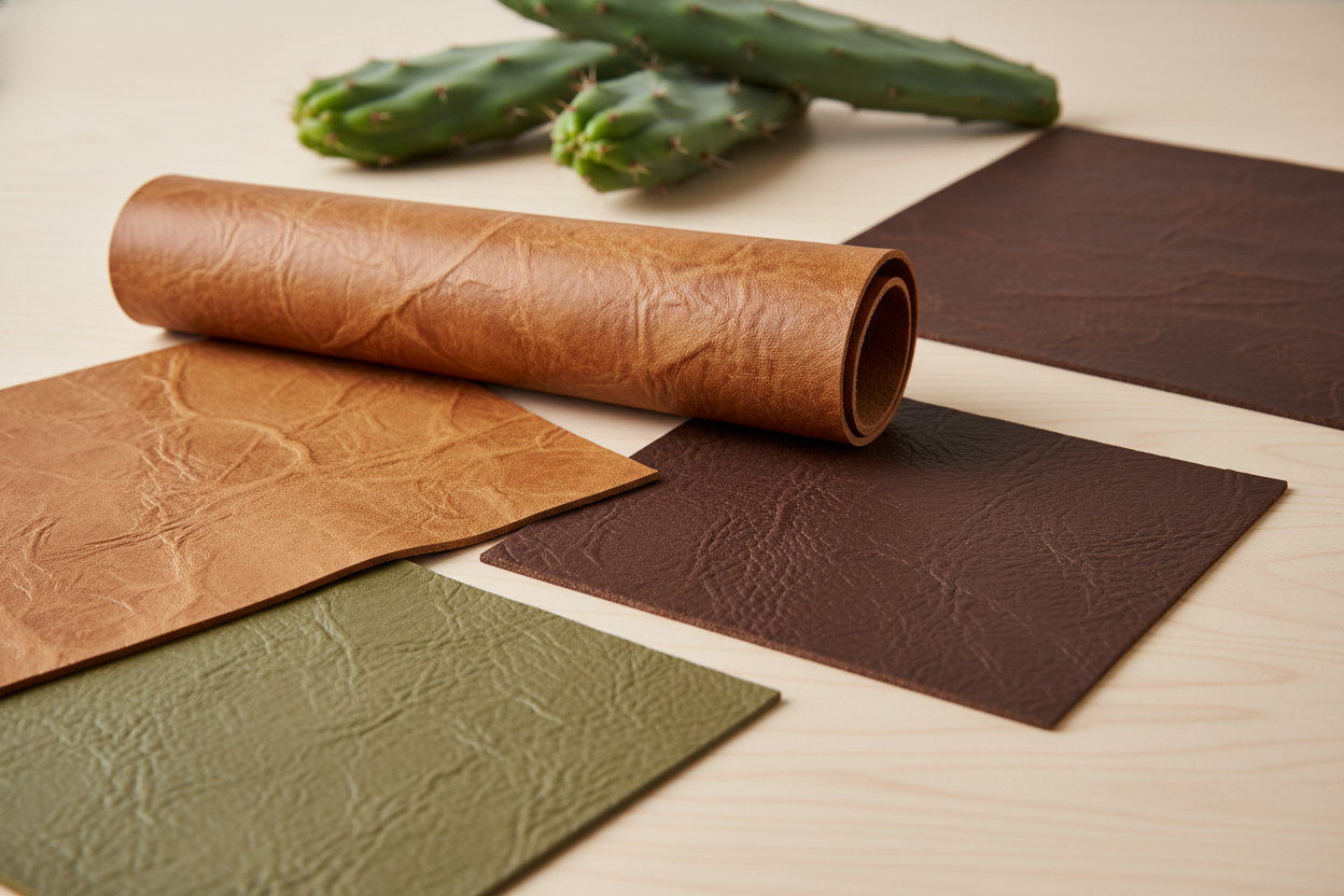 Bio-Based Leather Alternatives Plant-derived waste Cactus