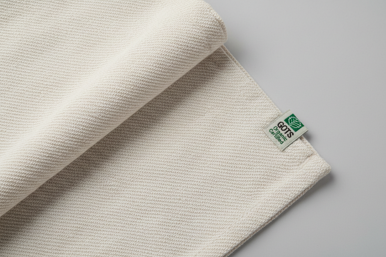 GOTS-Certified Organic Cotton Twill