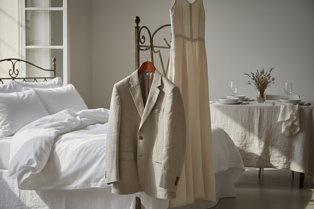 pure european linen Ideal Applications

Pure European Linen is a favorite among independent tailors and high-end ready-to-wear designers for garments that demand quality, comfort, and sophistication:

High-End Tailoring: Structured summer suits, tailored jackets, and trousers that require a clean, natural hang.

Luxurious Apparel: Elegant dresses, breathable shirting, and comfortable resort wear.

Heirloom Home Goods: Premium bedding, table linens, and durable curtains.

Natural Dyeing: The natural, light c