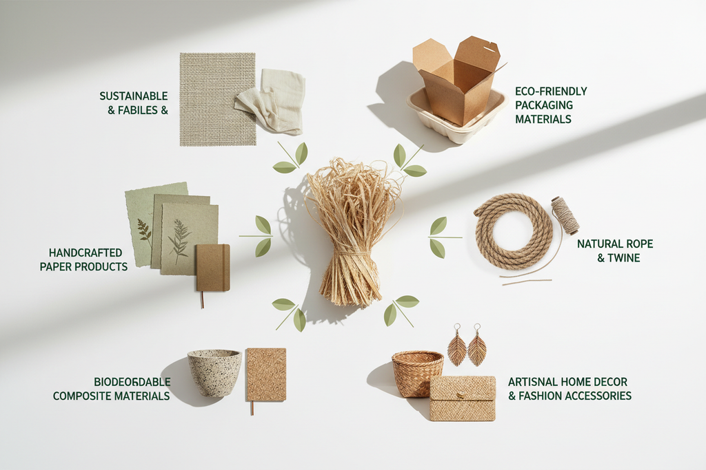 Upcycled Banana Pseudostem Fiber (Raw Innovation) ideal applications