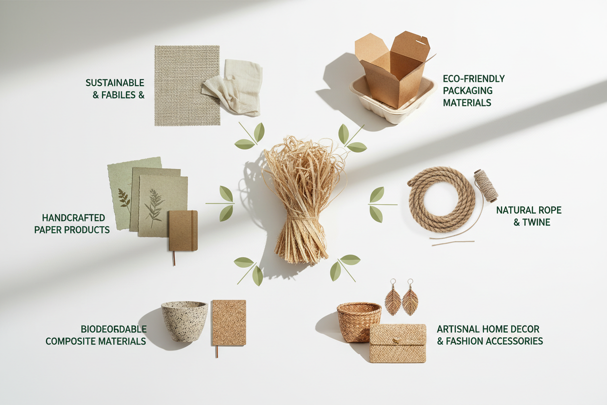 Upcycled Banana Pseudostem Fiber (Raw Innovation) ideal applications